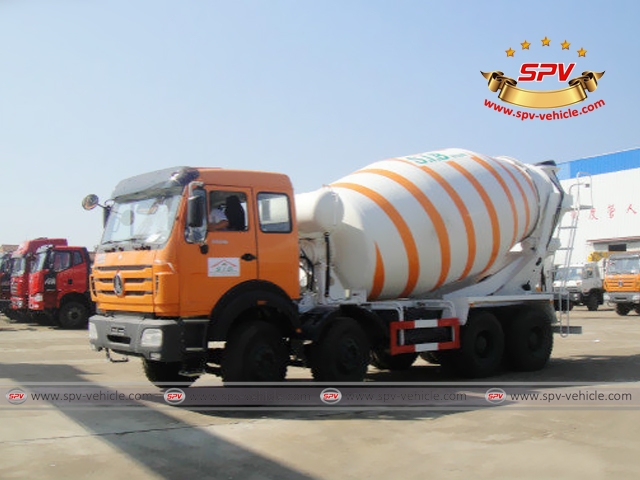 10 units of Beiben concrete mixer truck shipped to Nigeria